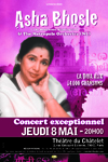 Asha Bhosle au Théâtre du Châtelet